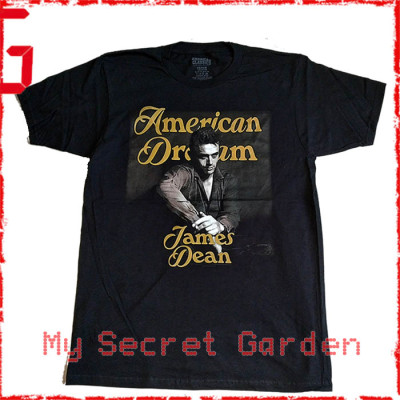 James Dean - American Dream , Gold Text Official T Shirt ( Men L ) ***READY TO SHIP from Hong Kong***